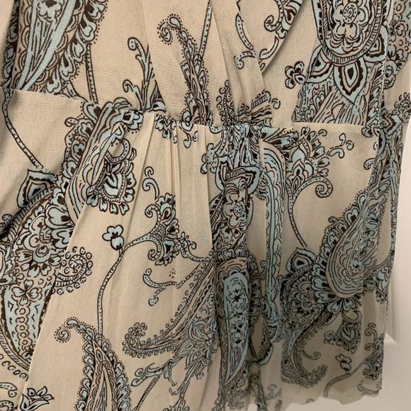 Michael Kors light blue and beige tank top. Size XL - Picture 10 of 10